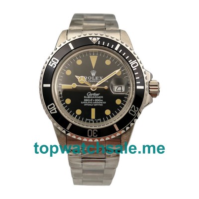 UK Rolex Submariner 1680 Replica Watches With Black Dials For Men + Topreplicawatches.me