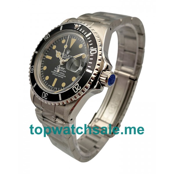 UK Rolex Submariner 1680 Replica Watches With Black Dials For Men + Topreplicawatches.me