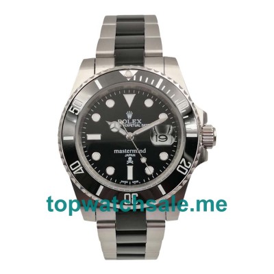 UK Rolex Submariner 116610 LN Replica Watches With Black Dials For Men + Topreplicawatches.me