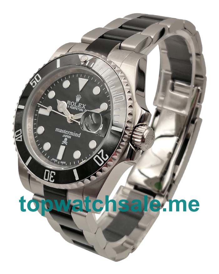 UK Rolex Submariner 116610 LN Replica Watches With Black Dials For Men + Topreplicawatches.me