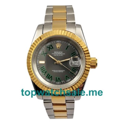 UK Rolex Datejust 116333 Replica Watches With Gray Dials For Men + Topreplicawatches.me
