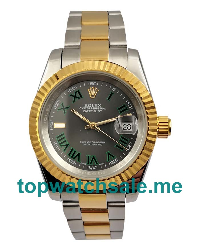 UK Rolex Datejust 116333 Replica Watches With Gray Dials For Men + Topreplicawatches.me