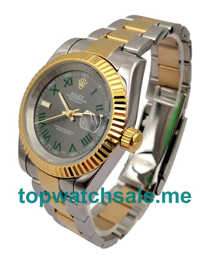 UK Rolex Datejust 116333 Replica Watches With Gray Dials For Men + Topreplicawatches.me