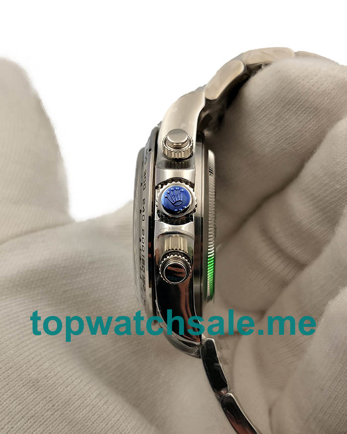 UK Rolex Daytona 116509 Replica Watches With Black Dials For Men + Topreplicawatches.me