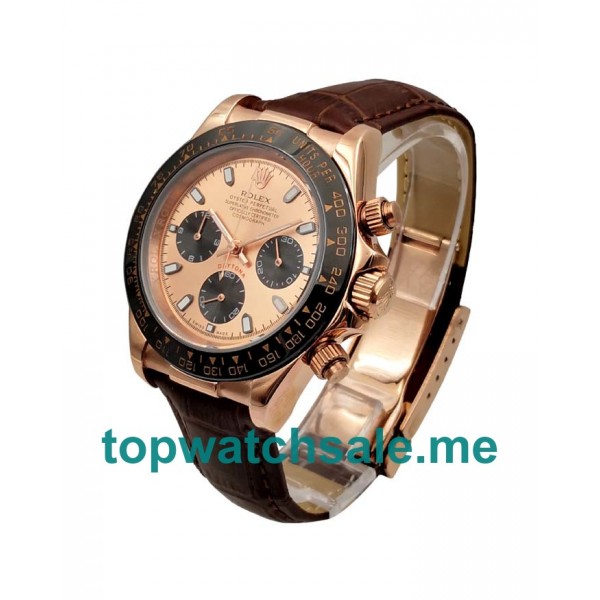 UK Rolex Daytona 116515 LN Replica Watches With Pink Dials For Men + Topreplicawatches.me