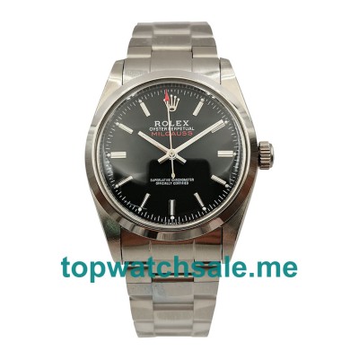 UK Rolex Milgauss Ref.1019 Replica Watches With Black Dials For Men + Topreplicawatches.me