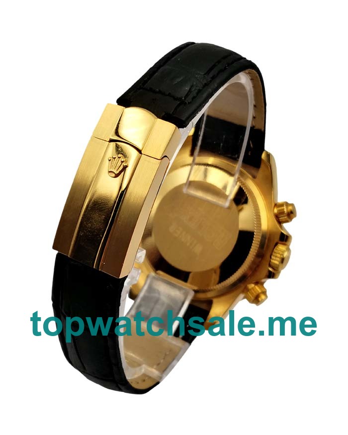 UK Rolex Daytona 116508 Replica Watches With Black Dials For Women + Topreplicawatches.me