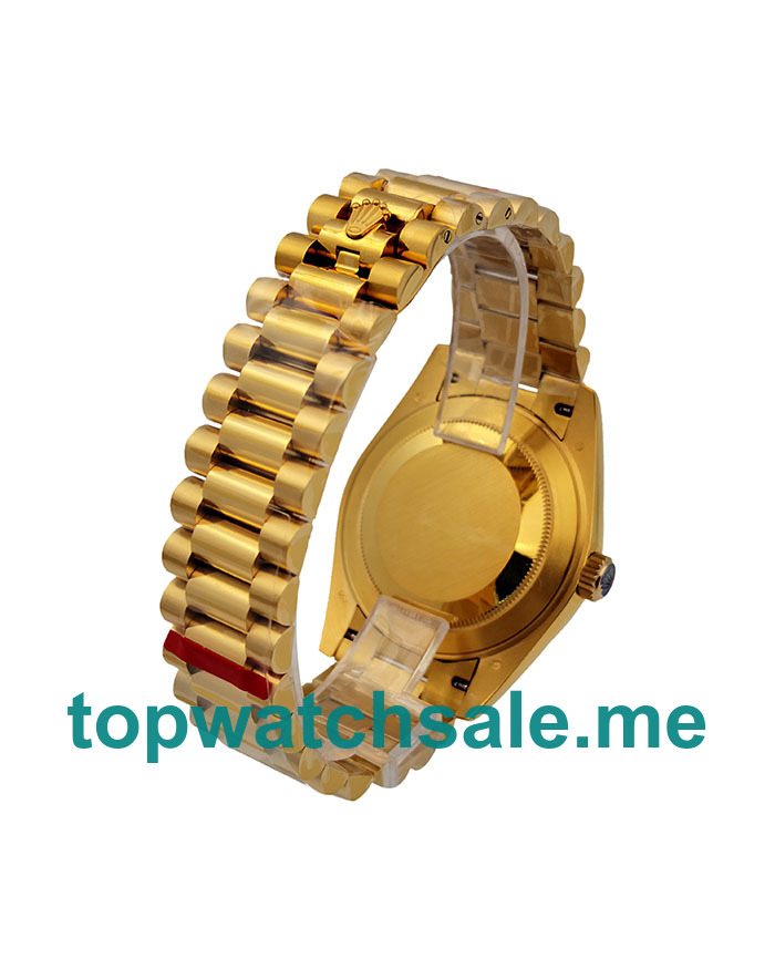 UK Rolex Day-Date 228238 Replica Watches With Champagne Dials For Men + Topreplicawatches.me