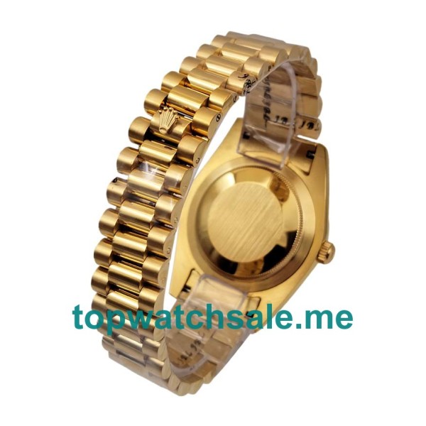 UK Rolex Day-Date 118348 Replica Watches With Champagne Dials For Men + Topreplicawatches.me