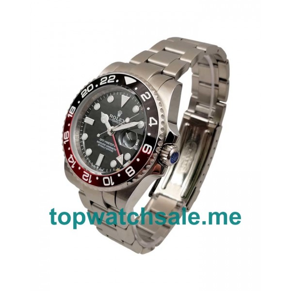 UK Rolex GMT-Master II 16710 Replica Watches With Black Dials For Men + Topreplicawatches.me