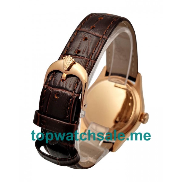 UK Rolex Cellini Date 50515 VF Replica Watches With White Dials For Men + Topreplicawatches.me