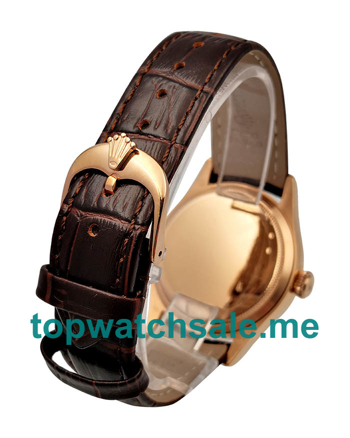 UK Rolex Cellini Date 50515 VF Replica Watches With White Dials For Men + Topreplicawatches.me