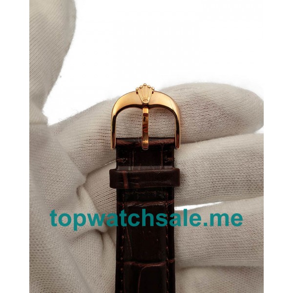 UK Rolex Cellini Date 50515 VF Replica Watches With White Dials For Men + Topreplicawatches.me