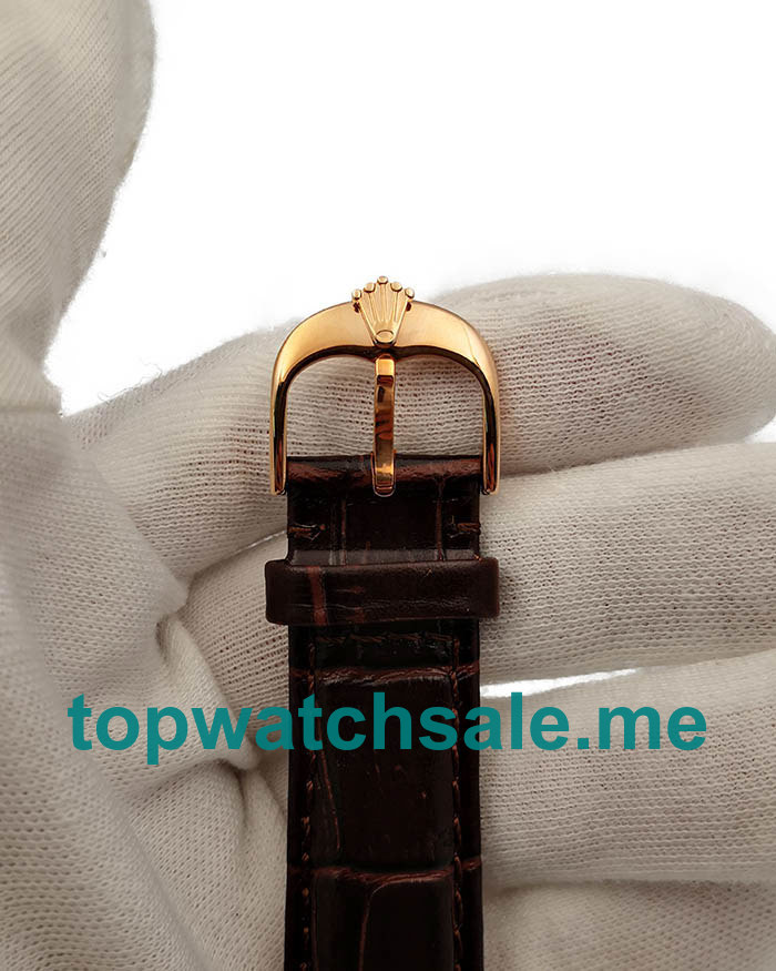 UK Rolex Cellini Date 50515 VF Replica Watches With White Dials For Men + Topreplicawatches.me