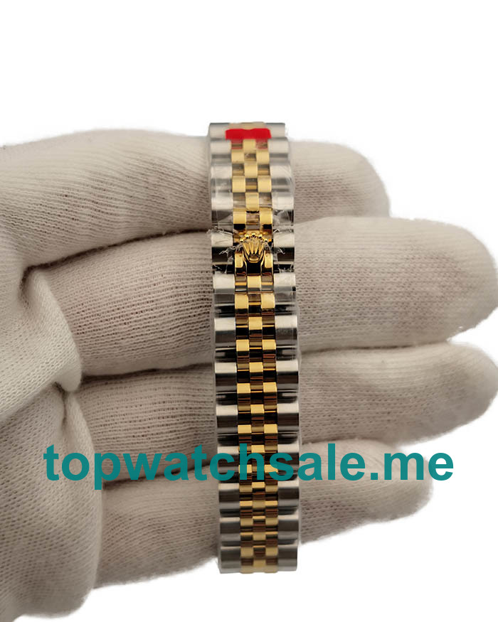UK Rolex Lady-Datejust 179383 Replica Watches With Champagne Dials For Ladies + Topreplicawatches.me