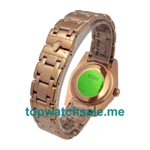 UK Rolex Pearlmaster 81285 Replica Watches With White Mother Of Pearl Dials For Ladies + Topreplicawatches.me