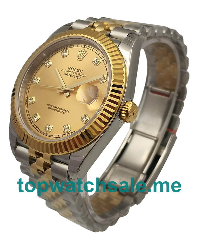 UK Rolex Datejust II 116333 EW Replica Watches With Champagne Dials For Men + Topreplicawatches.me