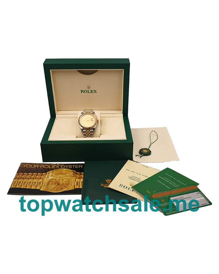 UK Rolex Datejust II 116333 EW Replica Watches With Champagne Dials For Men + Topreplicawatches.me