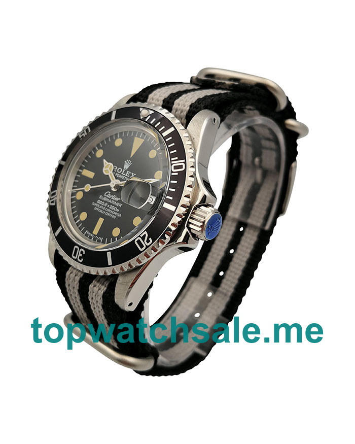 UK Rolex Submariner 1680 Replica Watches With Black Dials For Men + Topreplicawatches.me