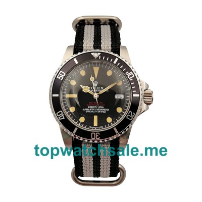 UK Rolex Sea-Dweller 1665 Replica Watches With Black Dials For Men + Topreplicawatches.me