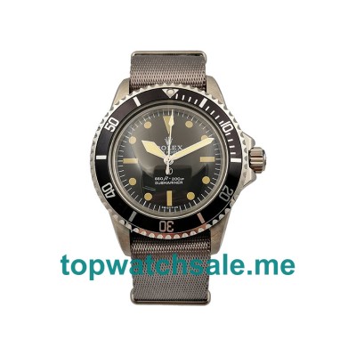 UK Rolex Submariner 5517 Replica Watches With Black Dials For Men + Topreplicawatches.me