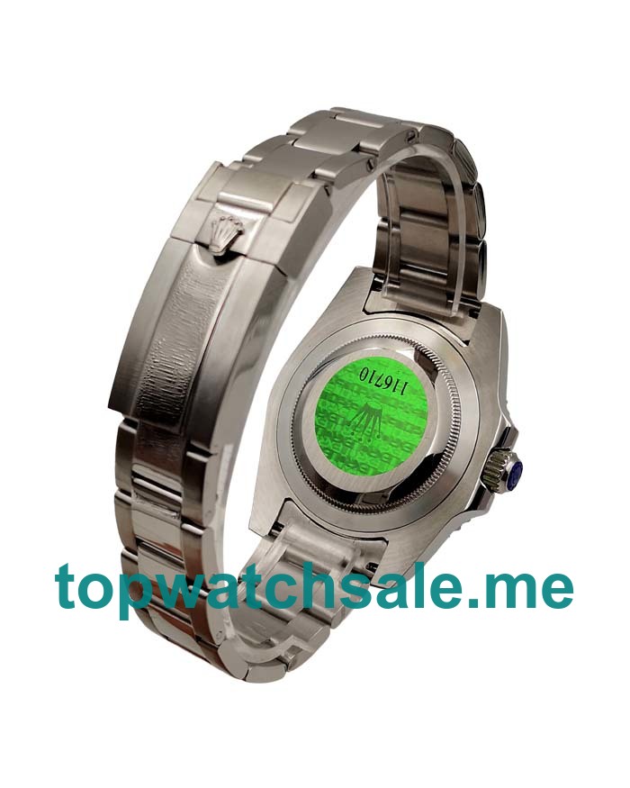 UK Rolex GMT-Master II 116710 LN Replica Watches With Black Dials For Men + Topreplicawatches.me