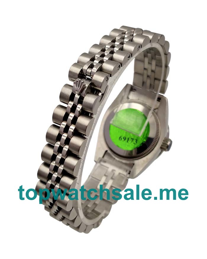 UK Rolex Lady-Datejust 279135 Replica Watches With Silver Dials For Ladies + Topreplicawatches.me