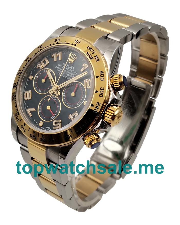 UK Rolex Daytona 116503 Replica Watches With Blue Dials For Men + Topreplicawatches.me