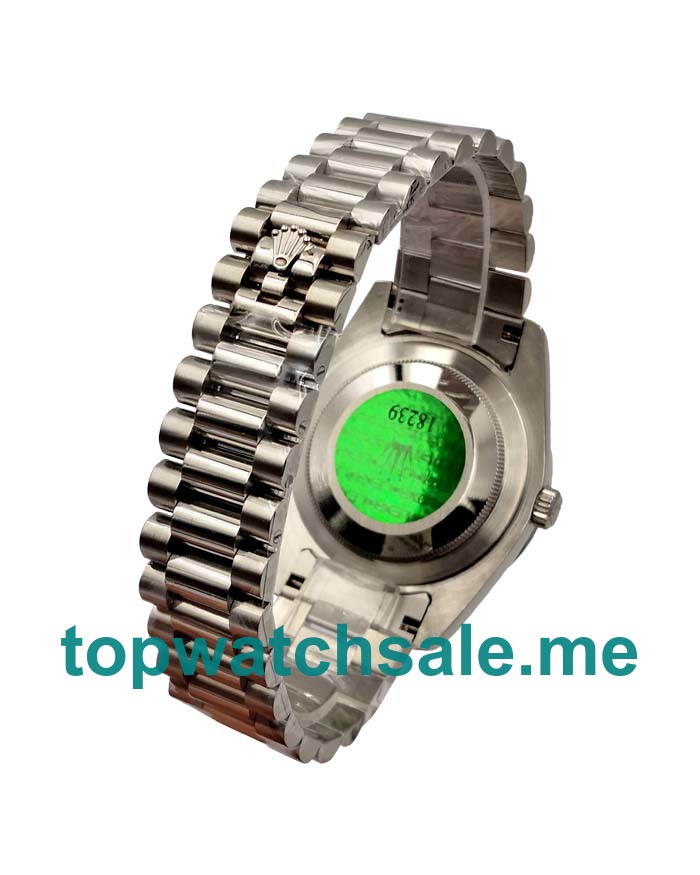 UK Rolex Day-Date 118239 Replica Watches With White Dials For Men + Topreplicawatches.me