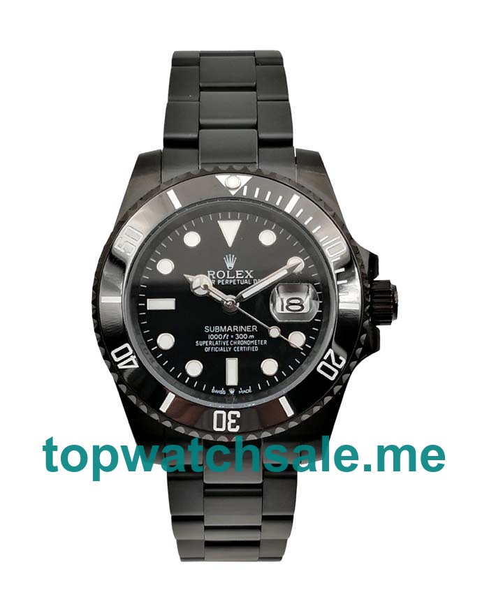 UK Rolex Submariner 116610 LN Replica Watches With Black Dials For Men + Topreplicawatches.me