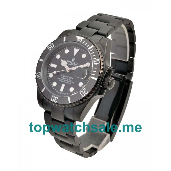 UK Rolex Submariner 116610 LN Replica Watches With Black Dials For Men + Topreplicawatches.me