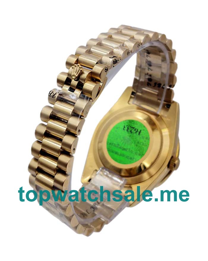 UK Rolex Day-Date II 218348 Replica Watches With Champagne Dials For Men + Topreplicawatches.me