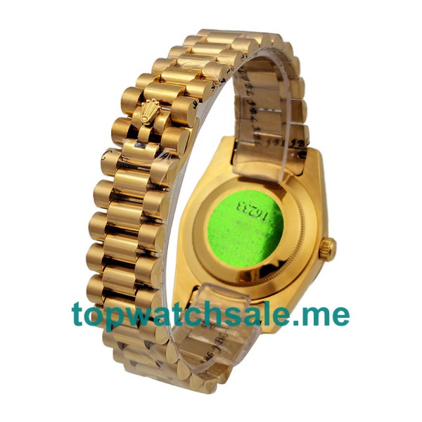 UK Rolex Day-Date II 218238 Replica Watches With Ivory Dials For Men + Topreplicawatches.me