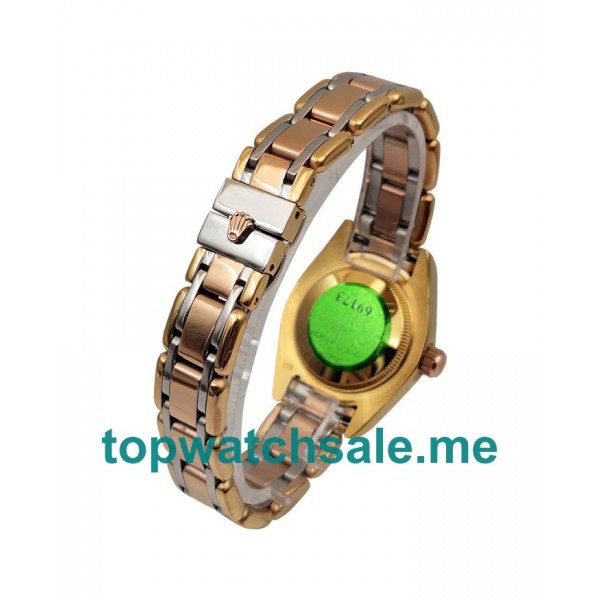 UK Rolex Pearlmaster 80318 Replica Watches With Rhodium Dials For Ladies + Topreplicawatches.me