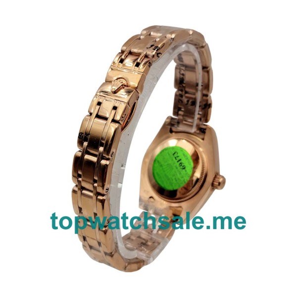 UK Rolex Pearlmaster 80315 Replica Watches With Rose Dials For Ladies + Topreplicawatches.me