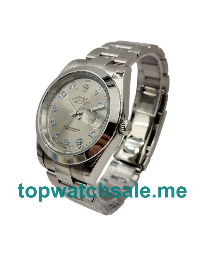 UK Rolex Datejust II 116300 Replica Watches With Silver Dials For Men + Topreplicawatches.me