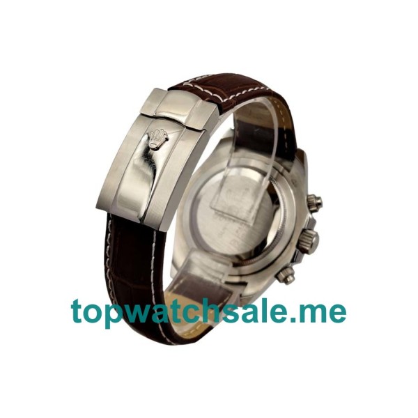 UK Rolex Daytona 116589BR Replica Watches With White Mother-Of-Pearl Dials For Men + Topreplicawatches.me