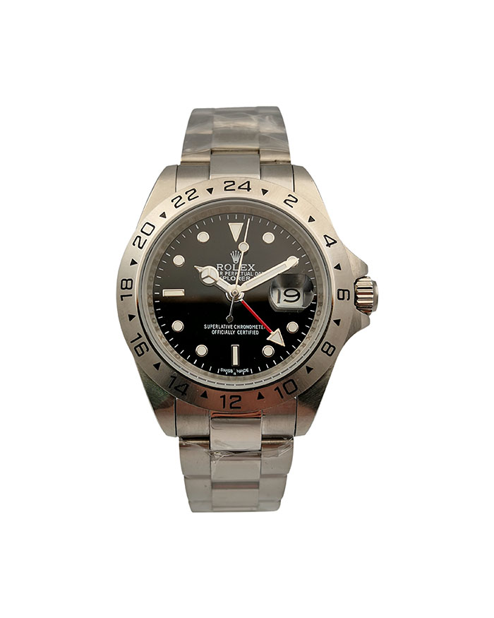 UK Rolex Explorer 16570 Replica Watches With Black Dials For Men + Topreplicawatches.me