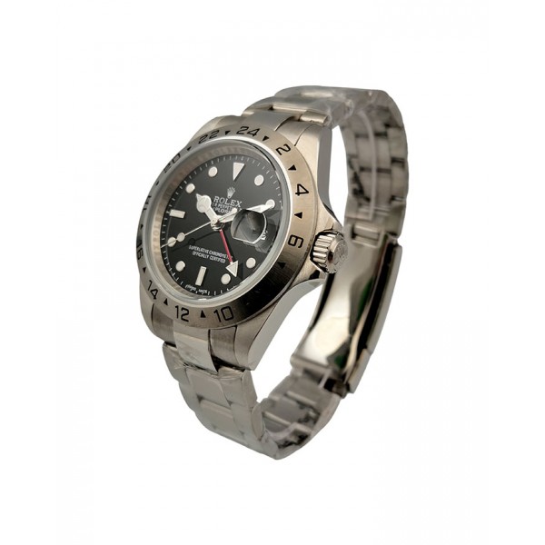 UK Rolex Explorer 16570 Replica Watches With Black Dials For Men + Topreplicawatches.me