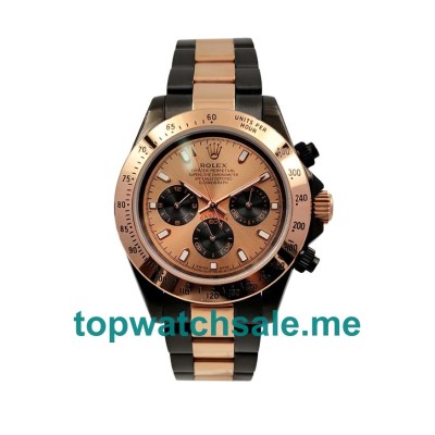 UK Rolex Daytona 116505 Replica Watches With Champagne Dials For Men + Topreplicawatches.me