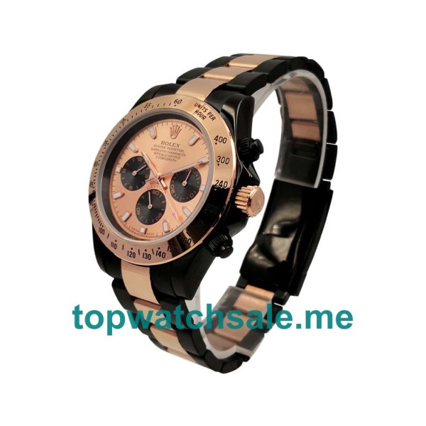 UK Rolex Daytona 116505 Replica Watches With Champagne Dials For Men + Topreplicawatches.me