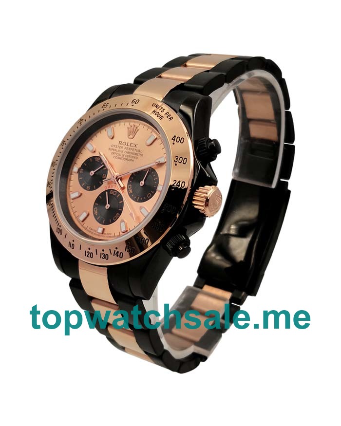 UK Rolex Daytona 116505 Replica Watches With Champagne Dials For Men + Topreplicawatches.me