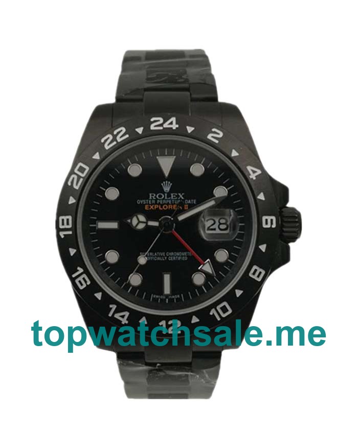 UK Rolex Explorer II 216570 Replica Watches With Black Dials For Men + Topreplicawatches.me