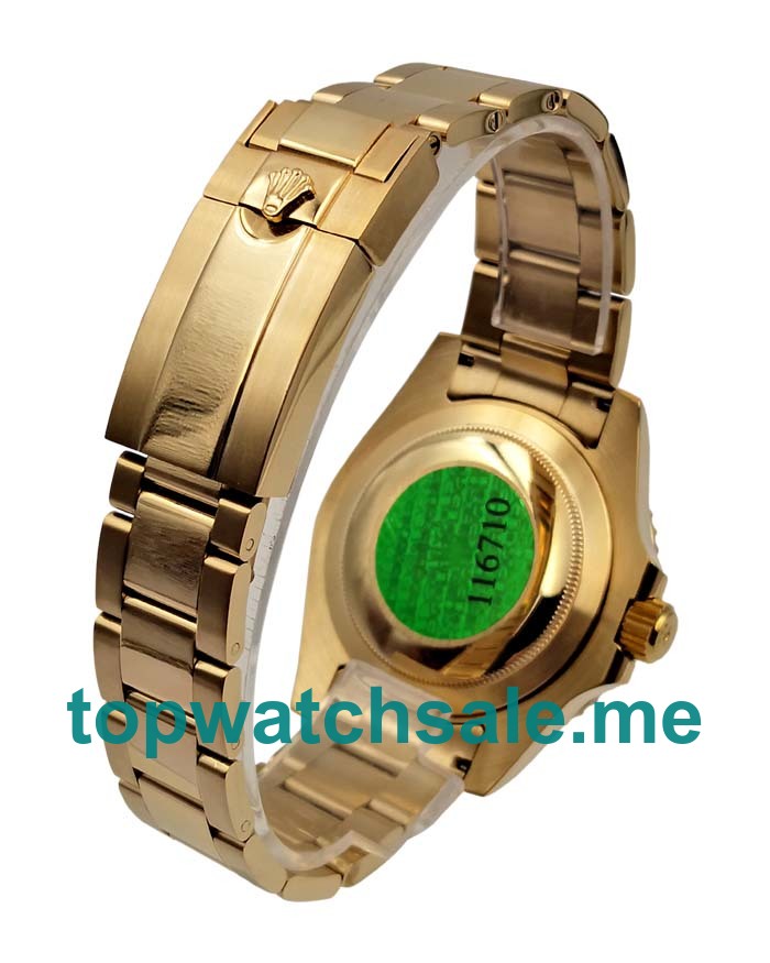 UK Rolex GMT-Master II 116718 Replica Watches With Black Dials For Men + Topreplicawatches.me