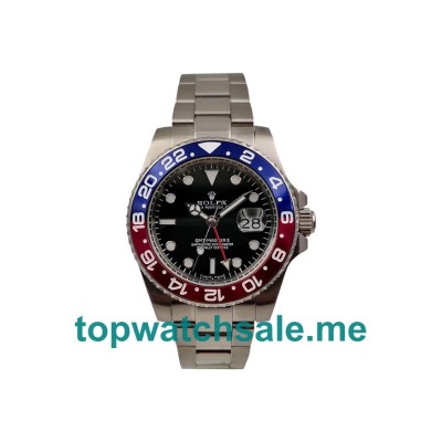 UK Rolex GMT-Master II 116719 BLRO Replica Watches With Black Dials For Men + Topreplicawatches.me