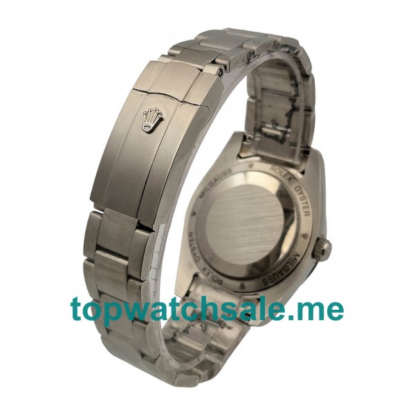 UK Rolex Milgauss 116400GV Replica Watches With Black Dials For Men + Topreplicawatches.me