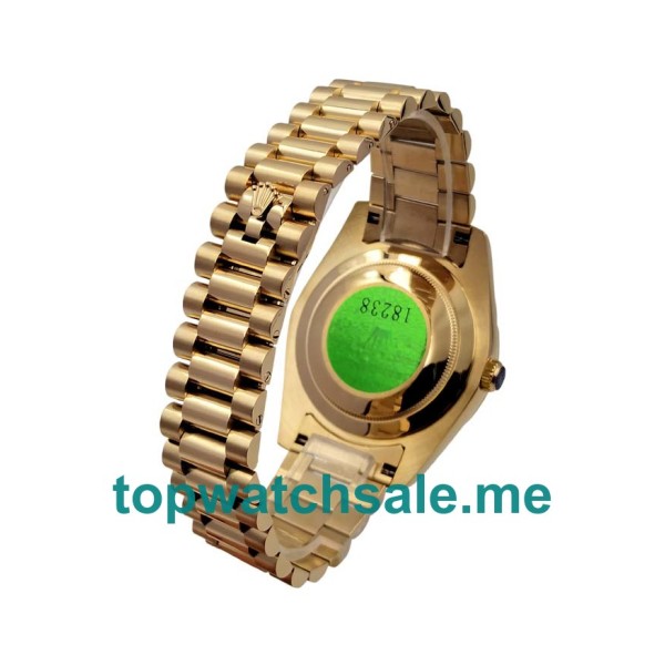 UK Rolex Day-Date 218348 Replica Watches With Champagne Dials For Men + Topreplicawatches.me