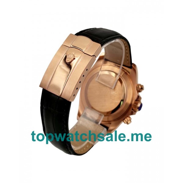 UK Rolex Daytona 116515 Replica Watches With Chocolate Dials For Men + Topreplicawatches.me