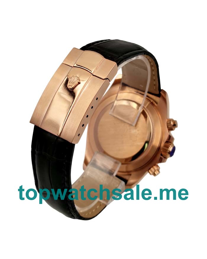 UK Rolex Daytona 116515 Replica Watches With Chocolate Dials For Men + Topreplicawatches.me