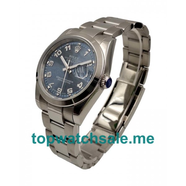 UK Rolex Datejust 116200 Replica Watches With Blue Dials For Men + Topreplicawatches.me